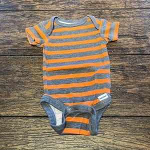 striped onesie Item is in gentl